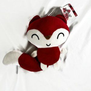 In Motion Design Inc RED FOX Plush stuffed animal hang Rare  7"